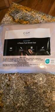 Full Size Sheet Set - 4 Piece Set - Hotel Luxury